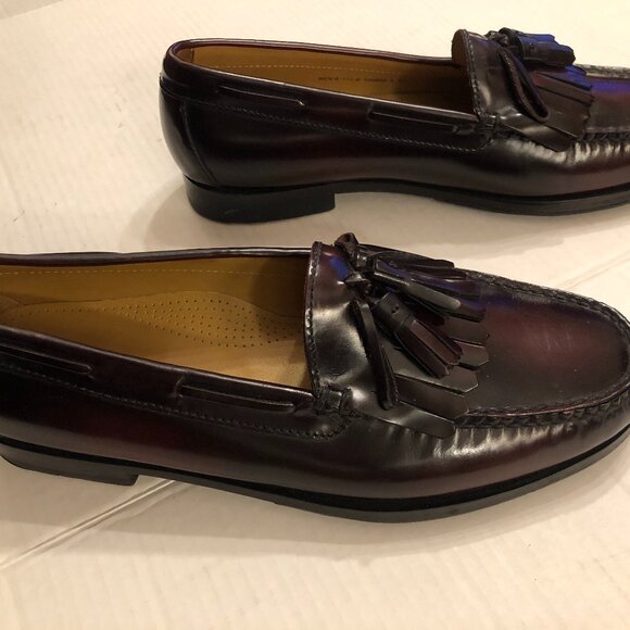 Cole Haan men\'s leather tassel slip on dress shoes  size: 11.5D main image 9